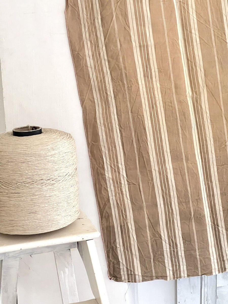 Rideaux Plissés Français Restoration Hardware - Lin Texturé Beige 96x46