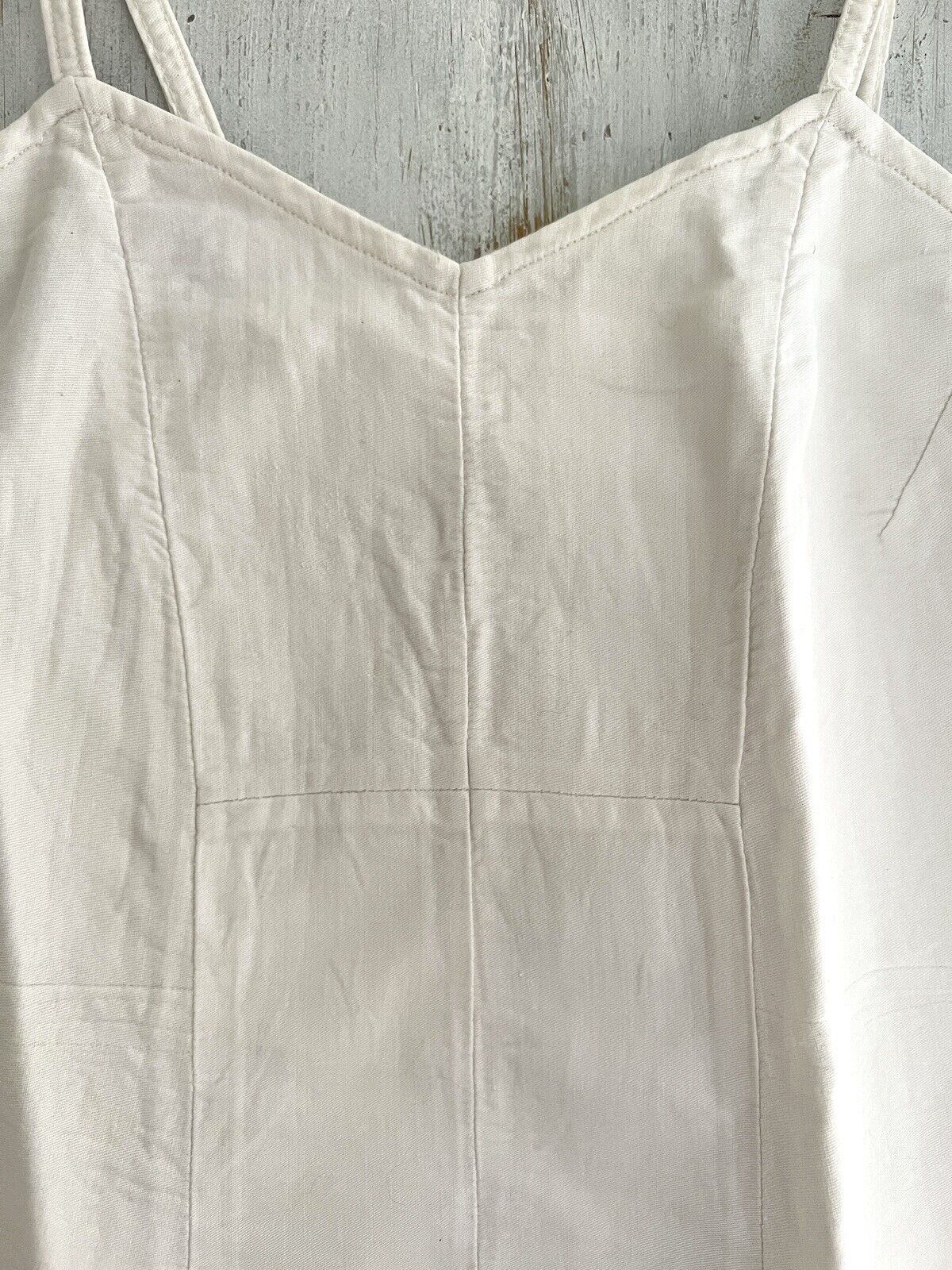 Vintage French WARM underwear brushed cotton DAY SHIRT frills 1930