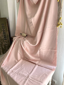 Art Deco French floppy pale pink LINEN FIL sheet CC mono c1930