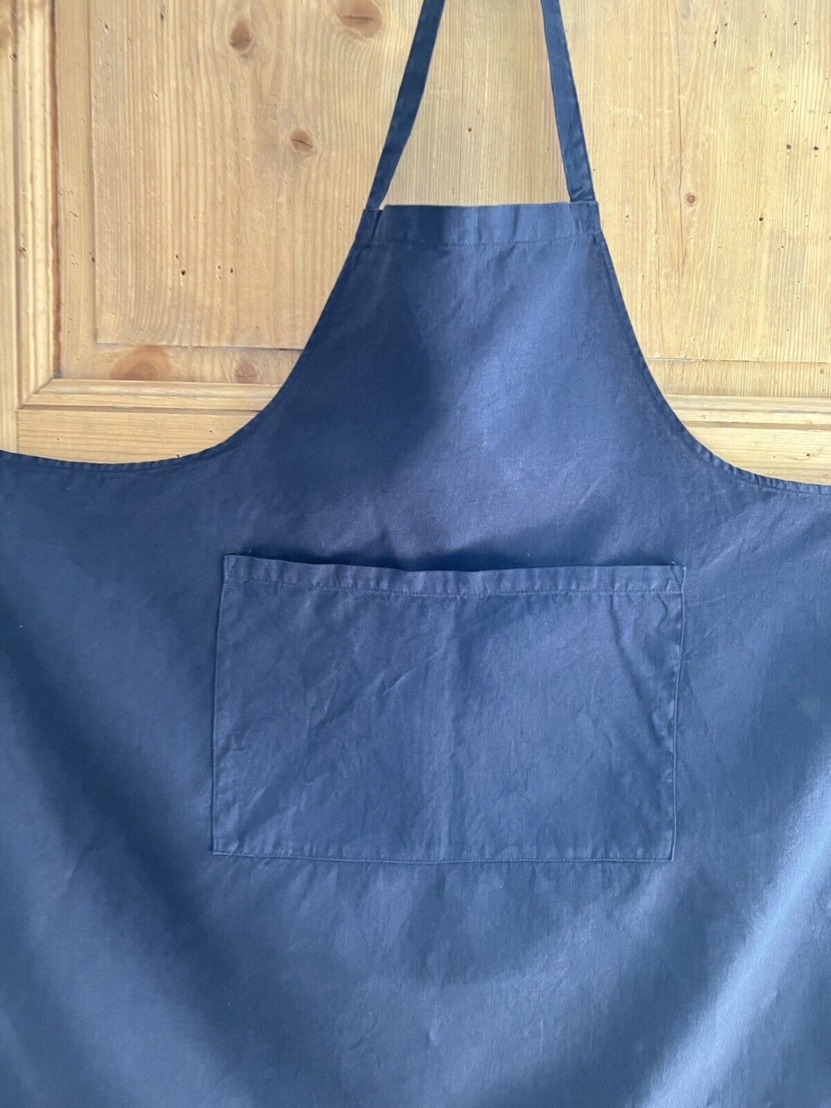 French UPCYCLED linen INDIGO WORK WEAR APRON Les Toiles Blanches