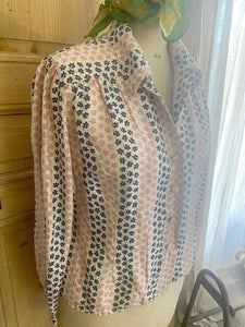 Vintage SILK woman shirt c1950