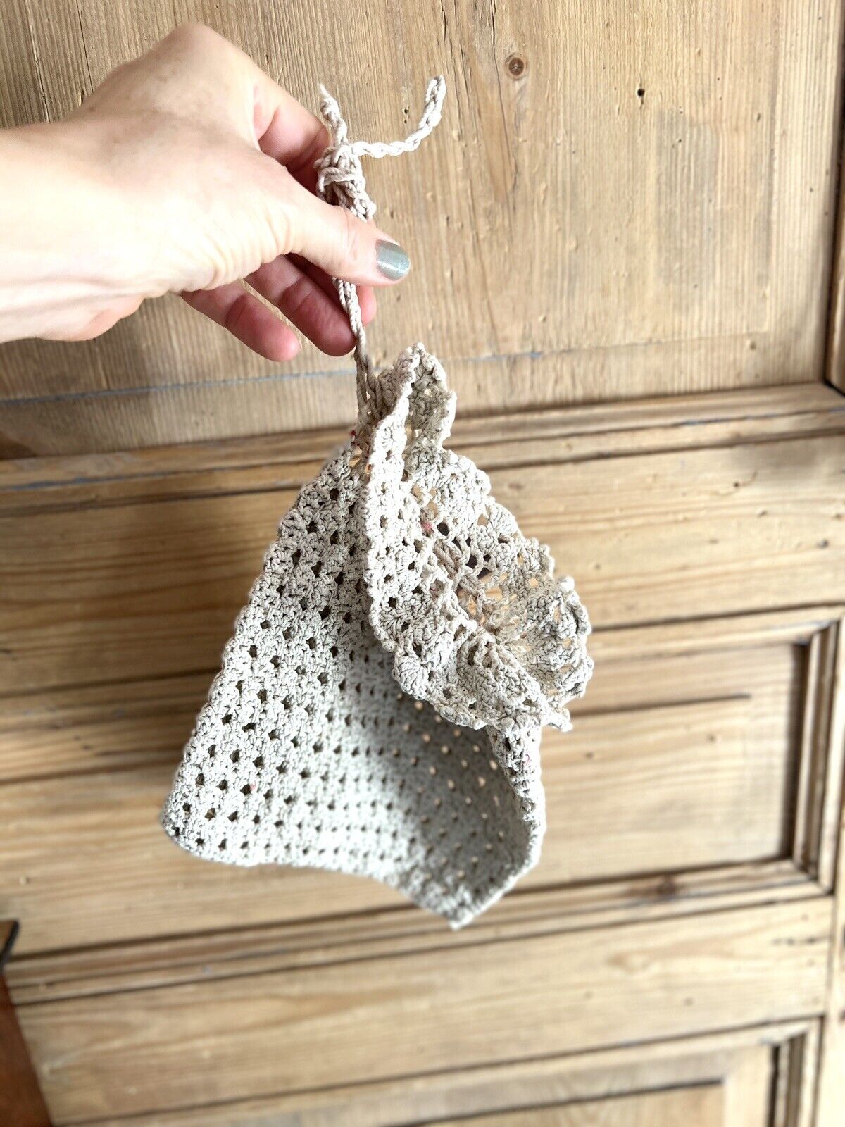 Vintage French CROCHET BAG MINAUDIÈRE c1930