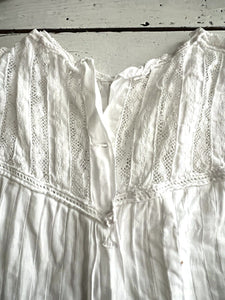 BUNDLE Victorian French baby BLOUSE coton veil and dress c1900