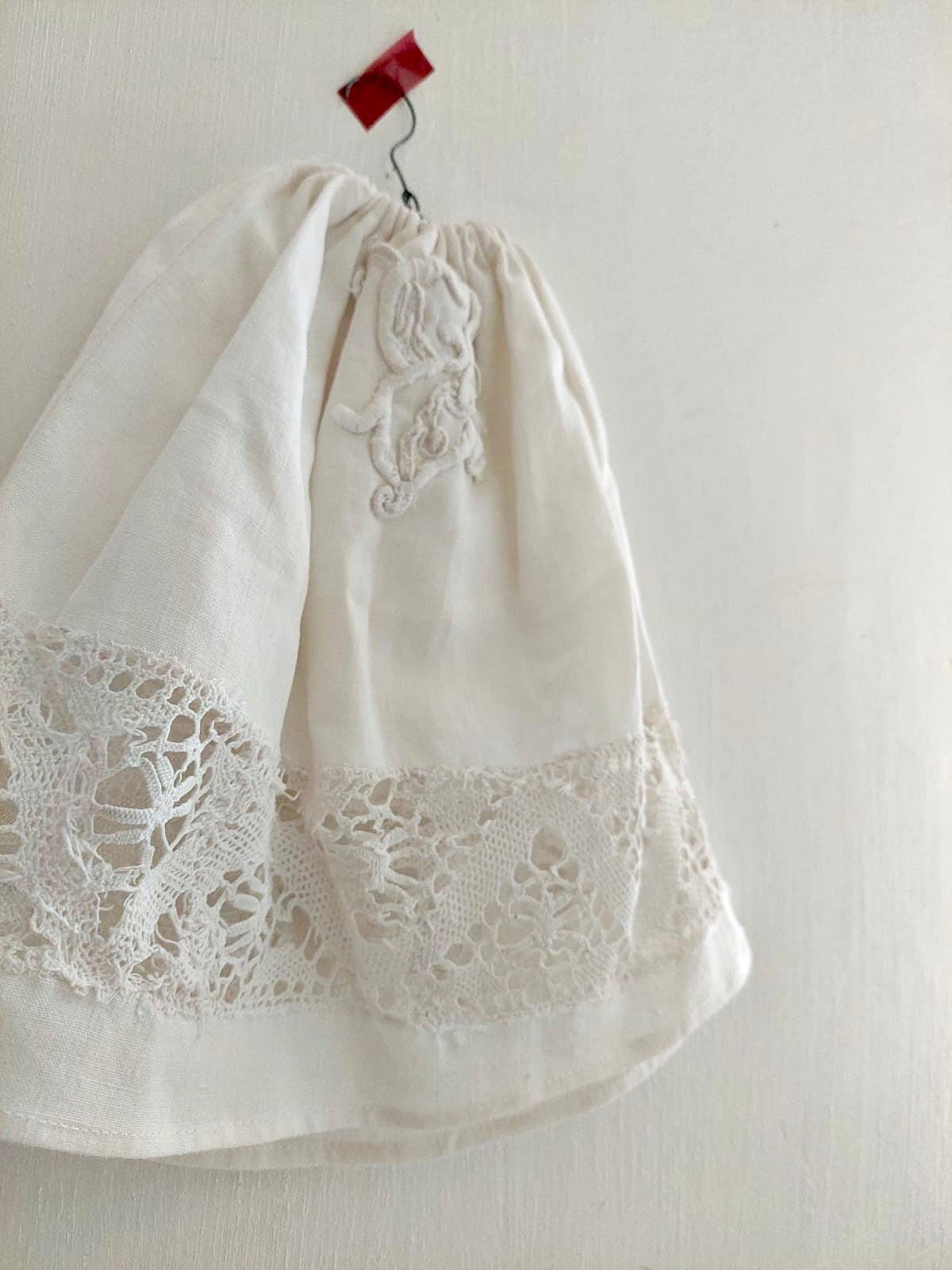 (Copy) Old linen doll petticoat