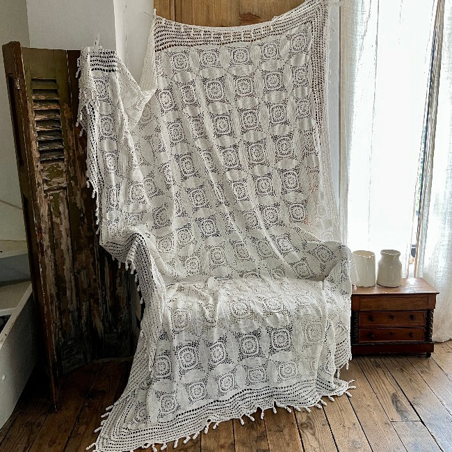 Couvre lit au crochet année 70 Couvre lit au crochet année 70